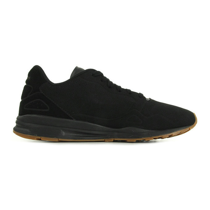 Le Coq Sportif Lcs R900 S Nubuck Noir - Chaussures Baskets Basses